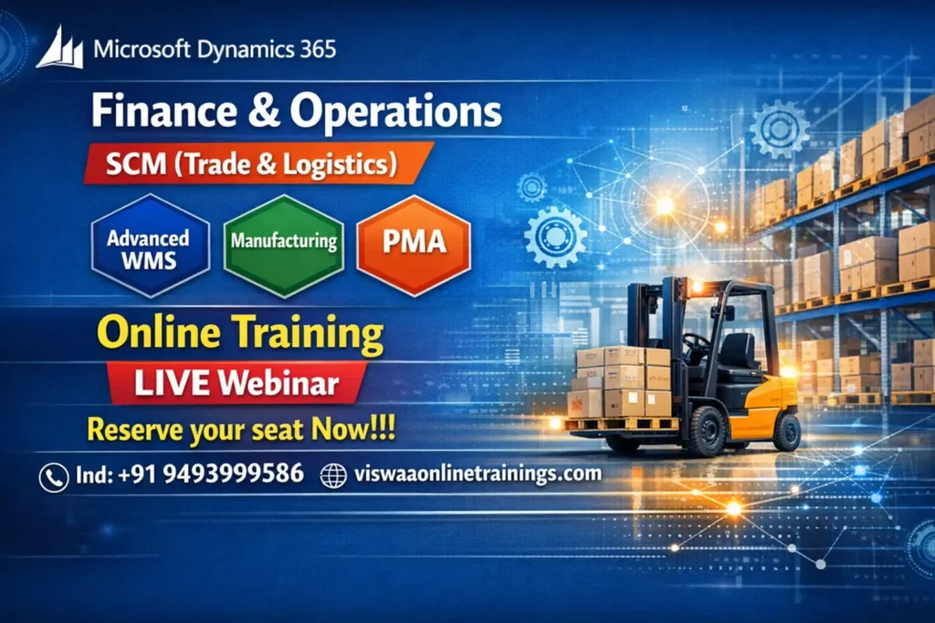 Microsoft Dynamics 365 Finance Online Training
