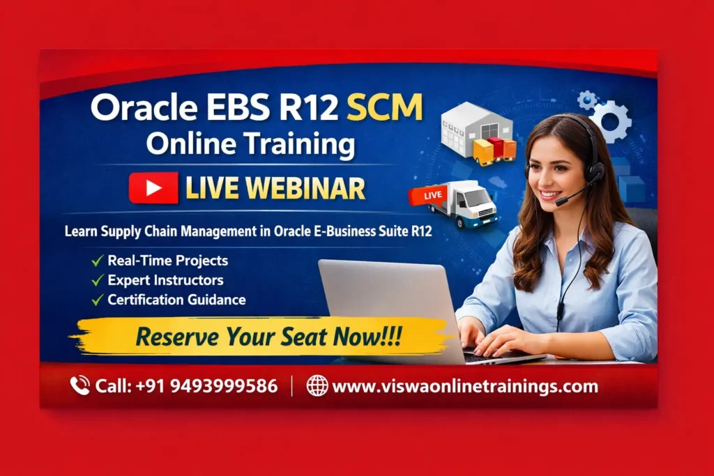 Oracle EBS R12 SCM