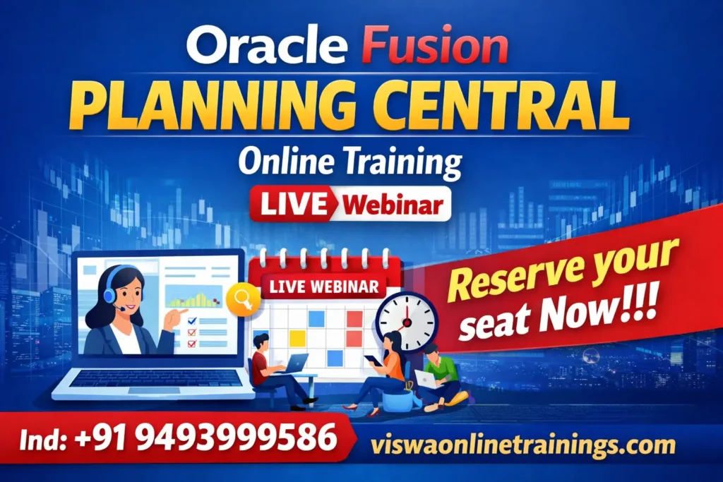 Oracle Fusion Planning Central