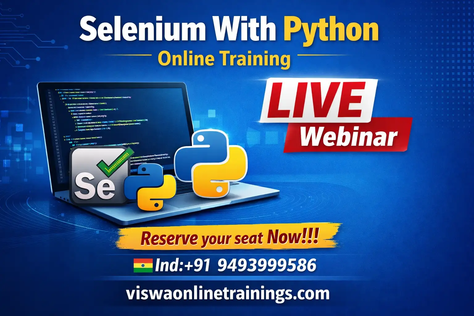 Selenium with Python Training | Automation Testing Course
