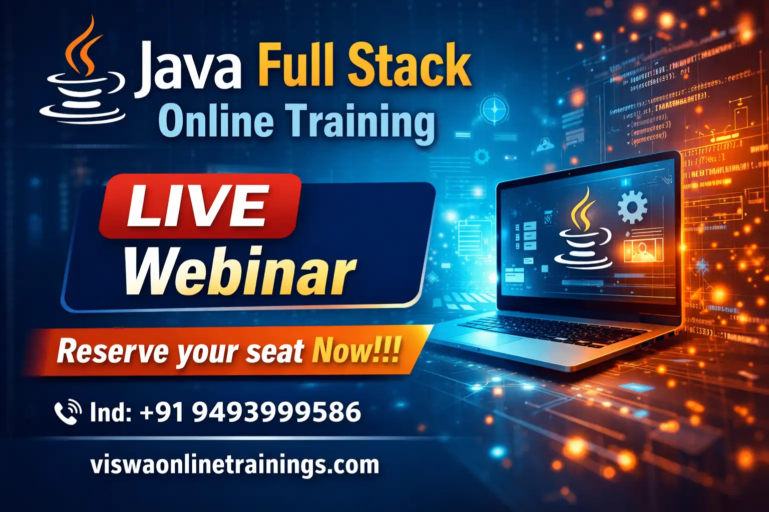 Java Full Stack Developer 0nline Training From Hyderabad