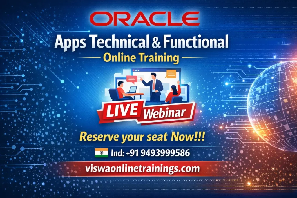 Oracle Apps Technical & Functional Online Training
