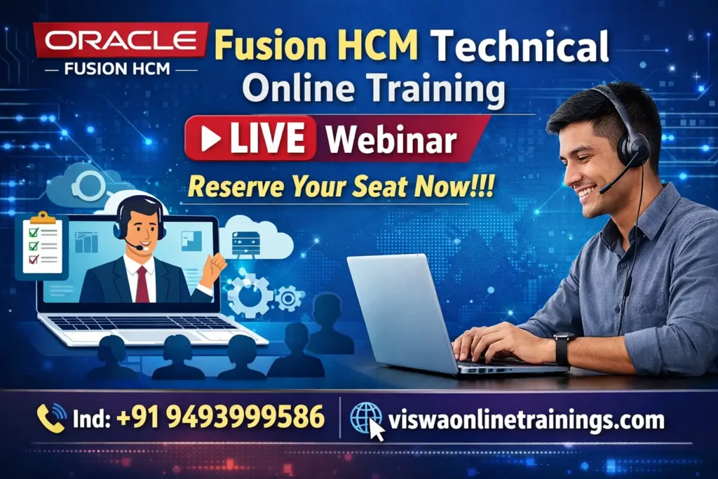 Oracle Fusion HCM Technica Online Trainingsl