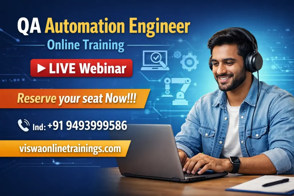 QA Automation Engineer Online Trainings