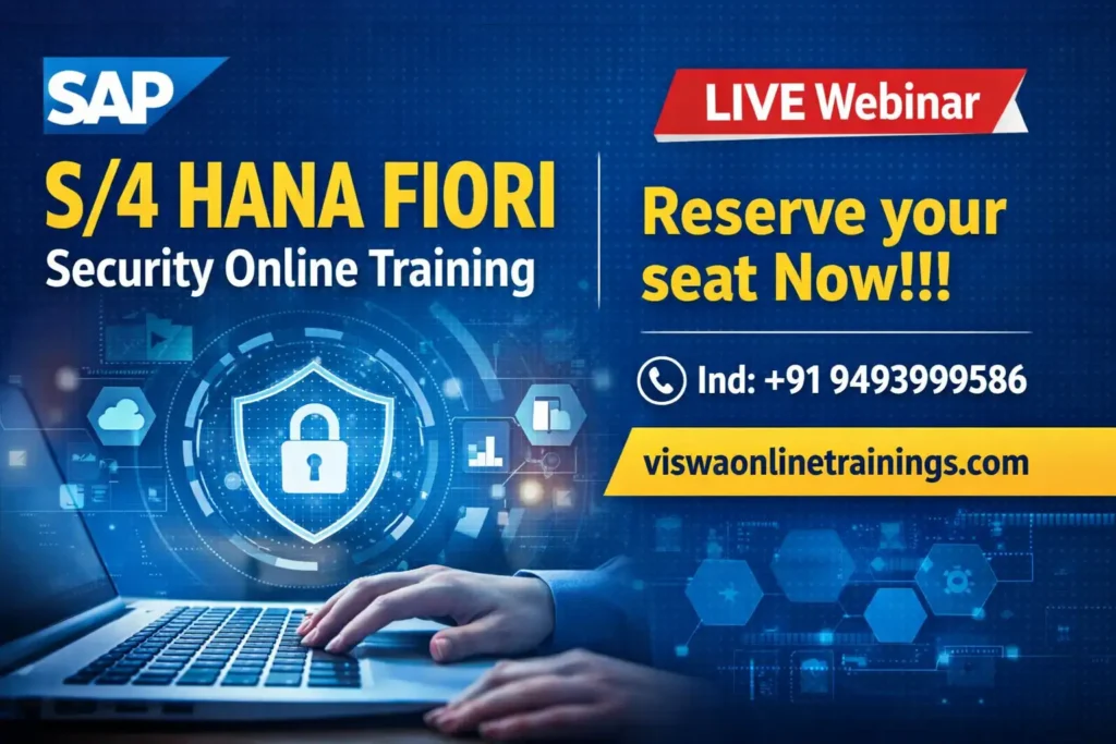 SAP S4 HANA Fiori Security