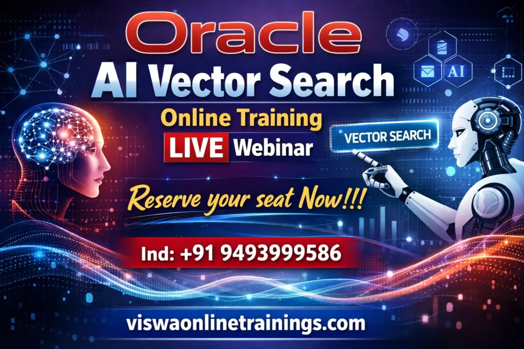Oracle AI vector Search Online Training