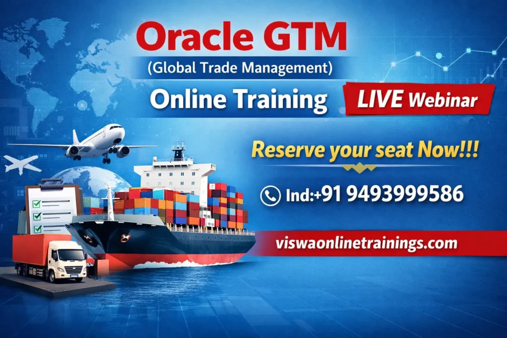Oracle GTM Online Training