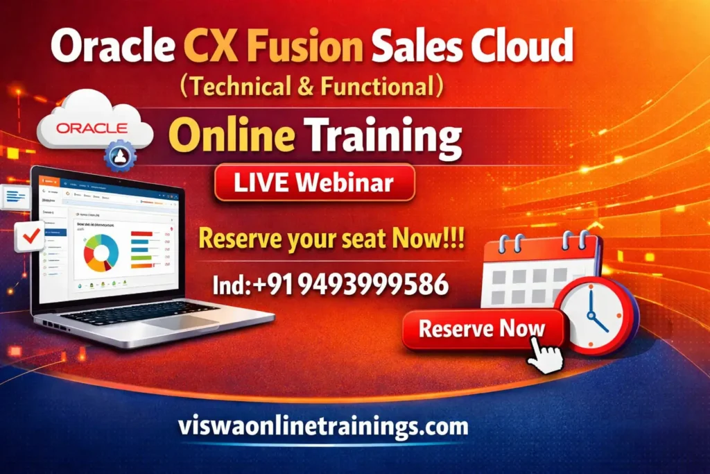 Oracle Sales Cloud Online Training