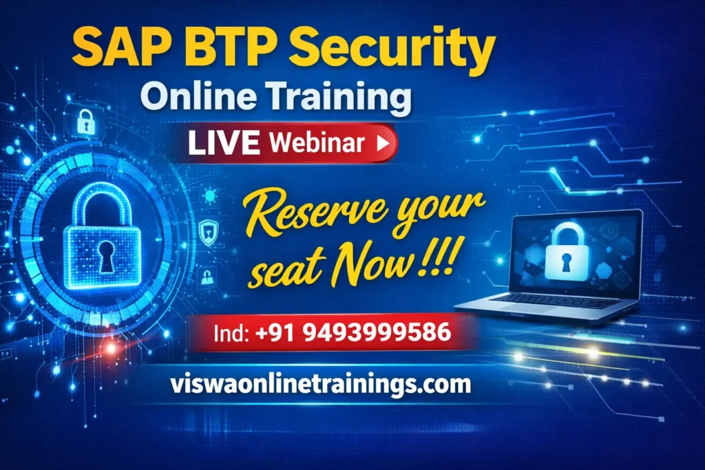 SAP BTP Security Online Training