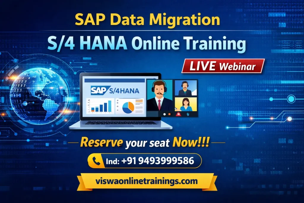 SAP Data Migration Online Training