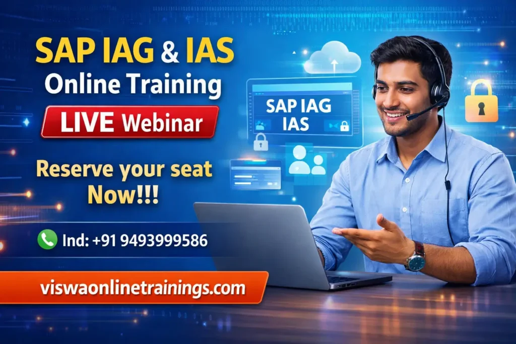 SAP IAG IAS Online Training